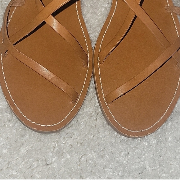 MADEWELL The Board Walk Leather Strappy SANDALS size 10 - Picture 4 of 14